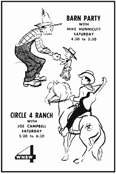 Ad For Barn Party and Circle 4 Ranch - June 12, 1954 Post