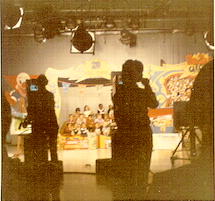 Behind the scenes at Bozo's Circus (Donated by Skip McCloskey)