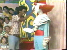 Bozo Is Hit With One of Many Pies On His Last Show, 8-19-77 (Donated By Dick Dyszel)