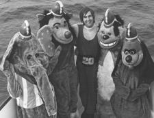 Dick Dyszel as Captain 20 with the Banana Splits on a Potomac boat trip