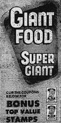 Giant Food and Top Value Stamps