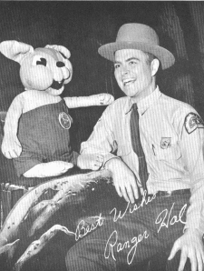 Ranger Hal (right), and Oswald the Rabbit,(From 1960s)