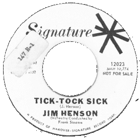 Tick-Tock Sick (Label Donated by Warrick)