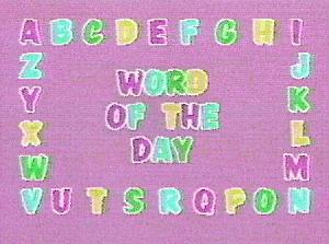 Word of The Day Animation (Courtesy: Dick Dyszel)