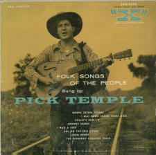 Folk Songs of the People album by Pick Temple (Front)