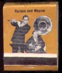 *Harden and Weaver* Matchbook