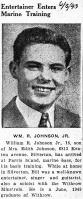 Billy Johnson Enters Marine Training, 6/4/1943