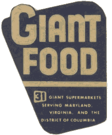 Giant Food Brown Paper Bag Logo, Donated by Jack Maier