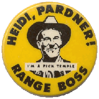 Heidi, Pardner - *Range Boss* Button