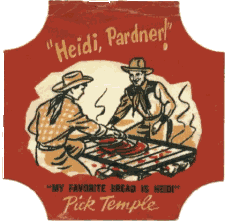 1950s Heidi Bread Wrapper