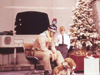 December 1967 Photo By Ruth Prickett; Williard Scott, Robert Day, Lester the Dog